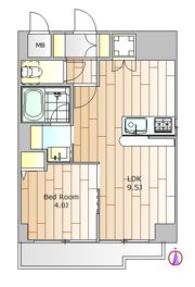 ジェイパーク武蔵小山の間取り画像