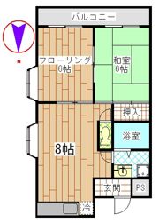 ヴィラ西川口の間取り画像