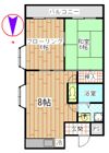 ヴィラ西川口の間取り画像
