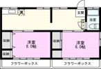 パークハイツBの間取り画像