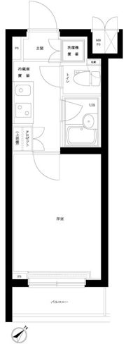 ルーブル溝の口の間取り画像