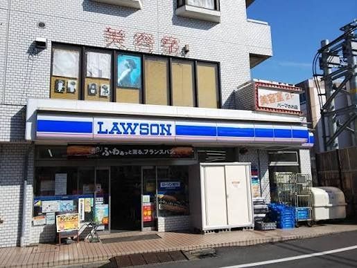 近くのローソン 東門前駅前店まで506m(徒歩7分)