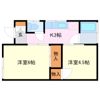 二宮東1丁目平屋 西棟の間取り画像