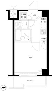 ルーブル住吉の間取り画像