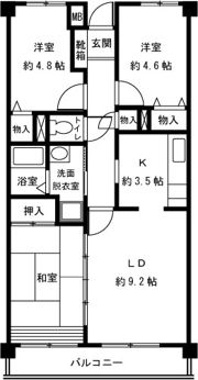 ヴィラ宮ノ下の間取り画像
