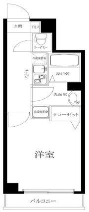 TheFusion中村橋の間取り画像