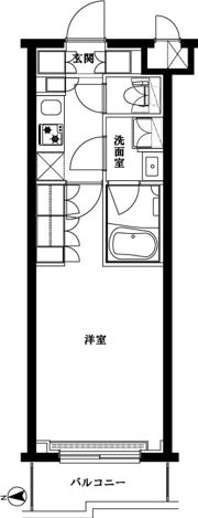 ルーブル都立家政六番館の間取り画像