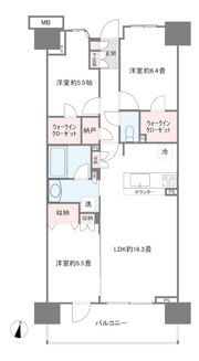 クレストシティ木場の間取り画像