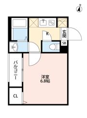 tocco江北の間取り画像
