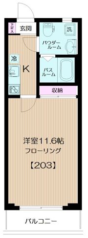 midgar西新宿‐ミッドガル西新宿の間取り画像