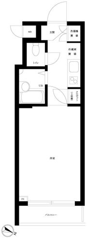 ルーブル南長崎の間取り画像