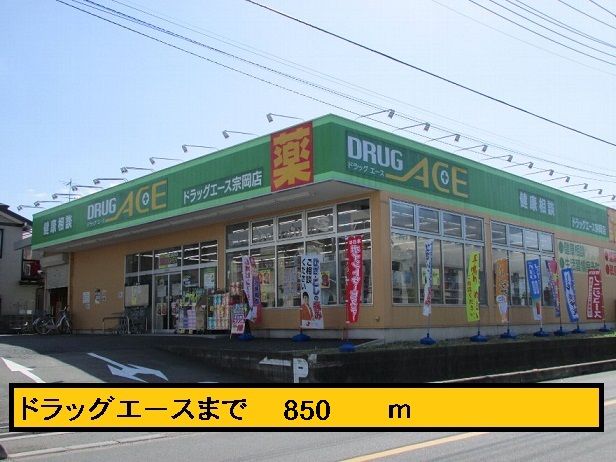 近くのドラッグエースまで850m（徒歩11分）