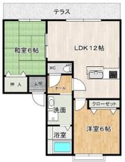 新栄プロパティ恩智III 旧パークハイツたつみの間取り画像