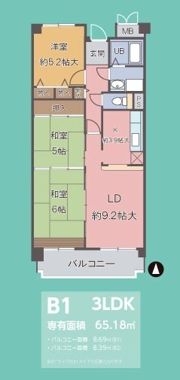 ビオトープ旭ヶ丘の間取り画像