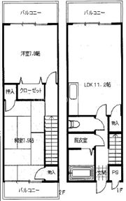 ロイヤル陽光園の間取り画像