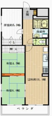 さくら館の間取り画像