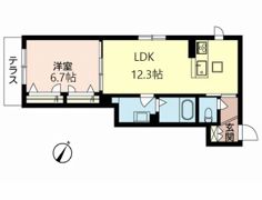 ソフィア ながせの間取り画像