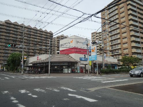 近くのグルメシティ 八尾店まで698m（徒歩9分）