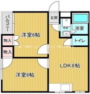 リノン東山本新町 （さくらコーポ）の間取り画像