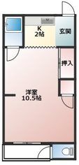 明美マンションの間取り画像