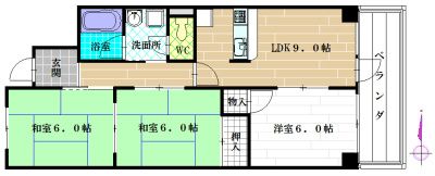 アーバンライフ浅尾の間取り画像