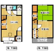 大蓮東貸家の間取り画像