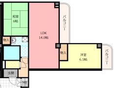レジデンスオガワ（レジデンスOGAWA）の間取り画像