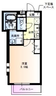 フジパレス若江岩田II番館の間取り画像