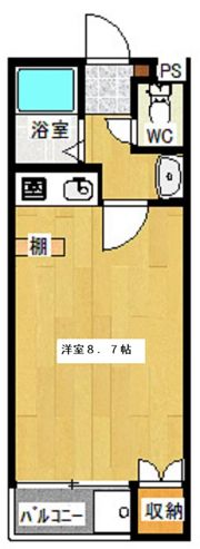 ハイツMISHIMAの間取り画像