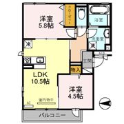 アゼリア東太子の間取り画像