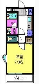 ベルドミール末広III番館の間取り画像