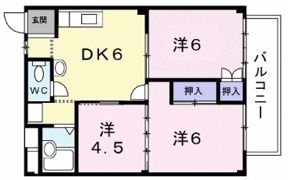 グリーンヒル松倉の間取り画像