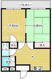 高安一番館の間取り画像