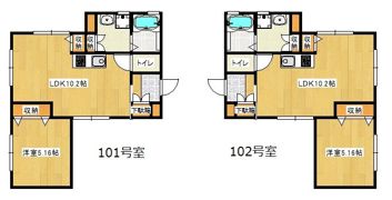 アートコーポ東太子の間取り画像