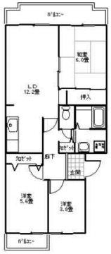 ヴィラ赤とんぼの間取り画像