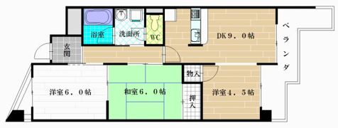 アーバンライフ浅尾の間取り画像