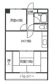 メゾンド石本の間取り画像