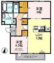 クリエ山本町南の間取り画像