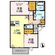 ブリーゼ久宝寺 B棟の間取り画像