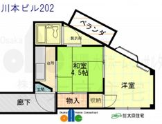 川本ビルの間取り画像