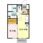 サンクレール志紀の間取り画像