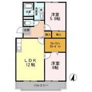 桐朋ハイツの間取り画像