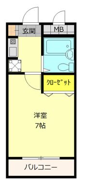 メルベーユ友井の間取り画像