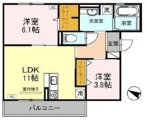 エクセレント曙川東IIの間取り画像