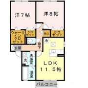 グラン・シャリオ萱振の間取り画像