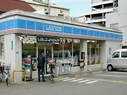 近くのローソン 平野南四丁目店まで368m（徒歩5分）