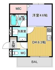 ラポール 北本町の間取り画像