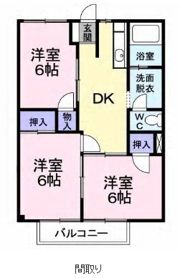 高安グリーンハイツの間取り画像