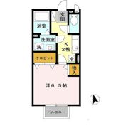 アムールKソロの間取り画像