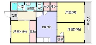 板倉第二ビルの間取り画像